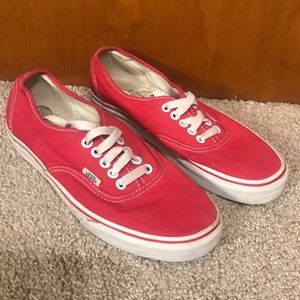 Red Vans